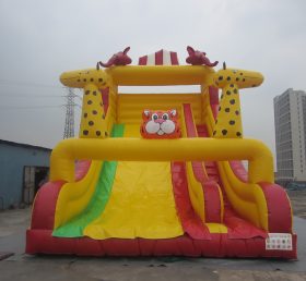 T8-1409 Jungle Theme Inflatable Giant Slide