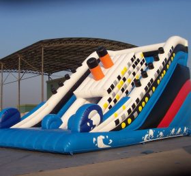 T8-1042 Titanic Ship Inflatable Dry Slide