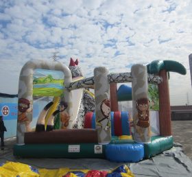 T2-3320 The Flintstones Bouncy Castle With Slide