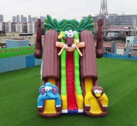 T8-1451 Inflatable Slide Jungle Theme Giant Slide