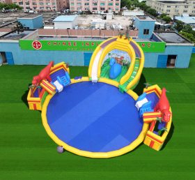 Pool2-717 Dinosaur Theme High Quality Water Theme Park