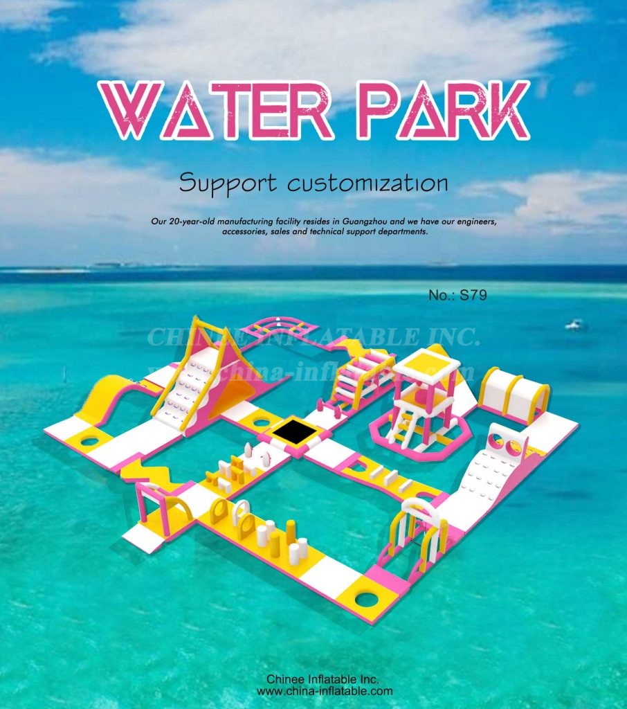 S79 Inflatable Water Park Aqua Park Water Island From Chinee Inflatables