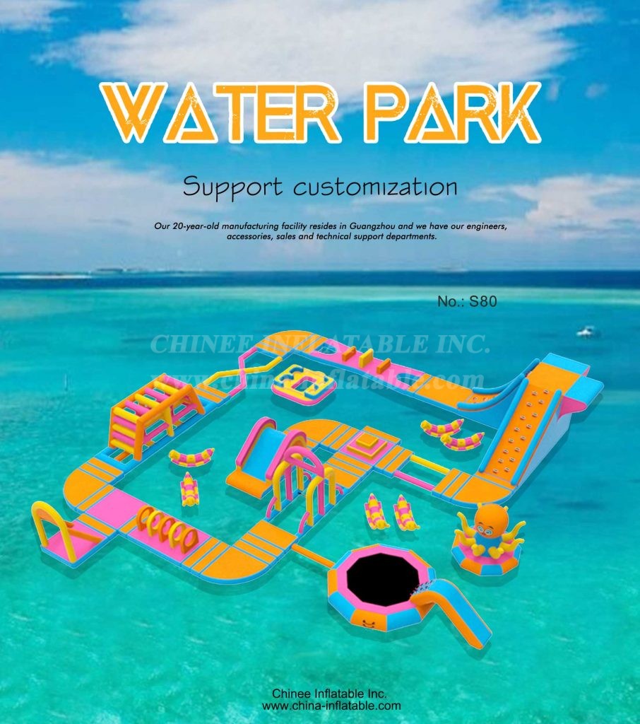 S80 Inflatable Water Park Aqua Park Water Island From Chinee Inflatables