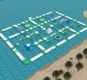 S155 Inflatable Water Park Aqua Park Water Island