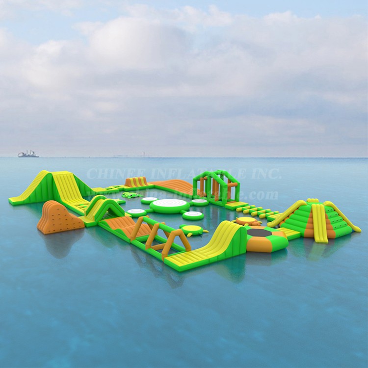 S135 Inflatable Water Park Aqua Park Water Island