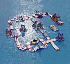 S114 Inflatable Water Park Aqua Park Water Island