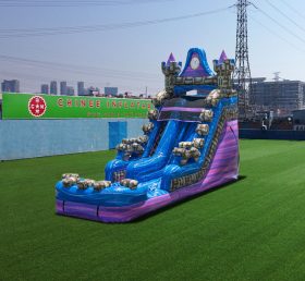 T8-4023 16 Ft Magic Castle Waterslide