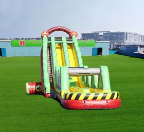 T8-4081 27Ft Dual Hazard Water Slide