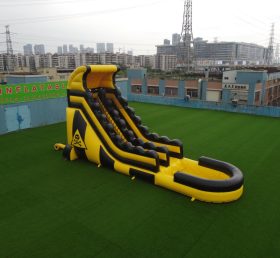 T8-4223 The Ultimate Toxic Rush Inflatable Water Slide