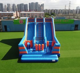 T8-1543 Dual Lane Inflatable Slide & Obstacle Course