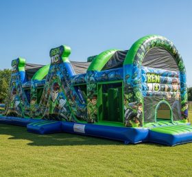 T7-3602 Ben 10 Inflatable Obstacle Courses