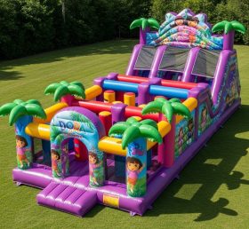 T7-3614 Dora Inflatable Obstacle Courses