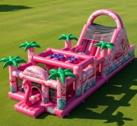 T7-3620 Flamingo Inflatable Obstacle Courses