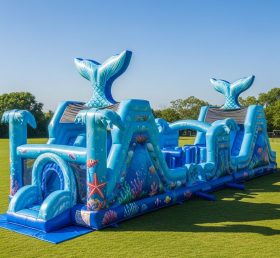 T7-3633 Mermaid Inflatable Obstacle Courses