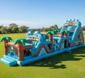 T7-3638 Moana Inflatable Obstacle Courses