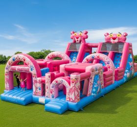 T7-3650 Pink Panther Inflatable Obstacle Courses