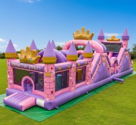 T7-3655 Princess Parties Inflatable Obstacle Courses