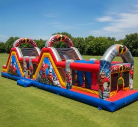 T7-3674 The Incredibles Inflatable Obstacle Courses