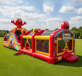 T7-3677 Tickle Me Elmo Inflatable Obstacle Courses