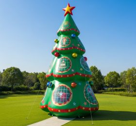 C1-610 Inflatable Christmas Tree for Holiday Celebrations Industry Use