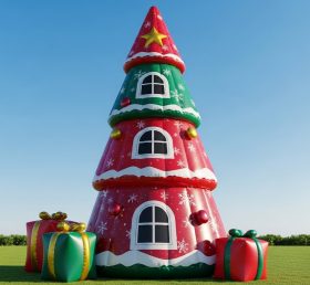 C1-672 Inflatable Christmas Tree for Seasonal Decor and Events