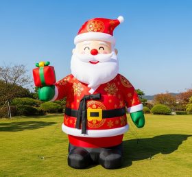 C1-472 Inflatable Santa Claus dressed in traditional Korean costume