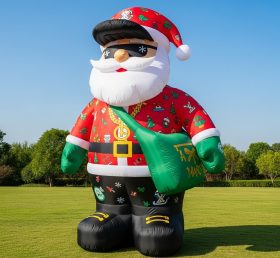 C1-483 Hip-hop style inflatable Santa Claus
