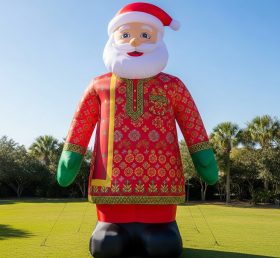 C1-496 Inflatable Santa Claus in traditional Indian clothing