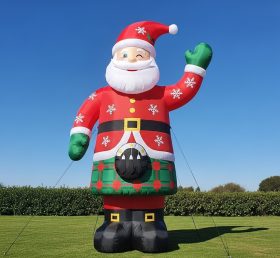C1-503 Inflatable Santa Claus in traditional Scottish costume