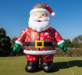 C1-505 Inflatable Santa Claus wearing sports brand clothing