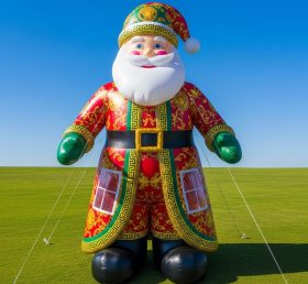 C1-537 Inflatable Santa Claus wearing fashionable brand clothing