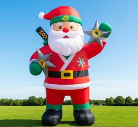 C1-562 Ninja style inflatable Santa Claus