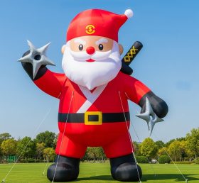 C1-564 Ninja style inflatable Santa Claus