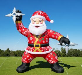 C1-568 Ninja style inflatable Santa Claus