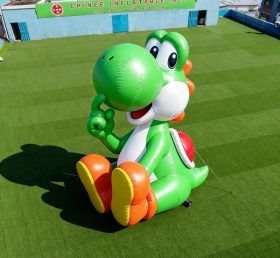 Cartoon3-046 Green Dinosaur Character Inflatable Cartoons