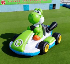 Cartoon3-057 Yoshi Go-Kart Inflatable Cartoons