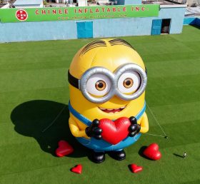 Cartoon3-064 Minions Heart Valentine Inflatable Cartoons
