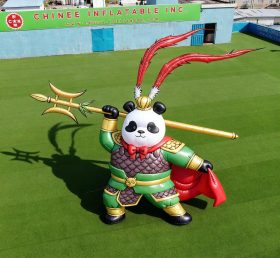 Cartoon3-152 Panda Warrior Inflatable Cartoons