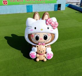 Cartoon3-162 Pop Mart Labubu Hello Kitty Character Inflatable Cartoons
