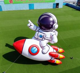 Cartoon3-219 Astronaut Rocket Inflatable Cartoons