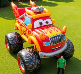 Cartoon3-494 Monster Truck Inflatable Cartoon