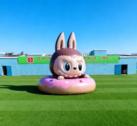 Cartoon3-692 Pop Mart Swimming Ring Labubu