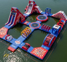 S422 Circus Theme Inflatable Water Park
