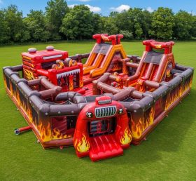T6-6391 Blaze Monster Theme Inflatable Funcity