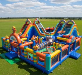 T6-6396 Blippi Wonders Theme Inflatable Funcity