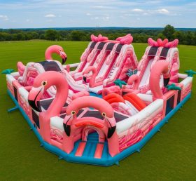 T6-6441 Flamingo Theme Inflatable Funcity