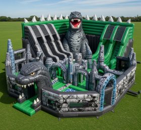 T6-6462 Godzilla Theme Inflatable Funcity