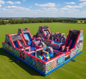 T6-6469 Graffiti Theme Inflatable Funcity