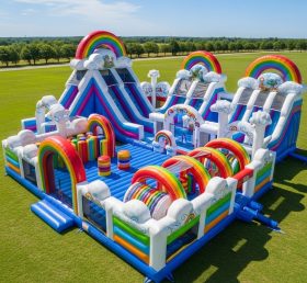 T6-6559 Rainbow Theme Inflatable Funcity