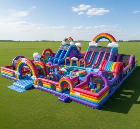 T6-6560 Rainbow Theme Inflatable Funcity